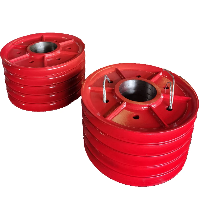 Rolling Wire Rope Steel Lifting Pulley Casting Pulley For Kelly Bar of rotary drilling rig Pulley For Of Rotary Drilling Rig