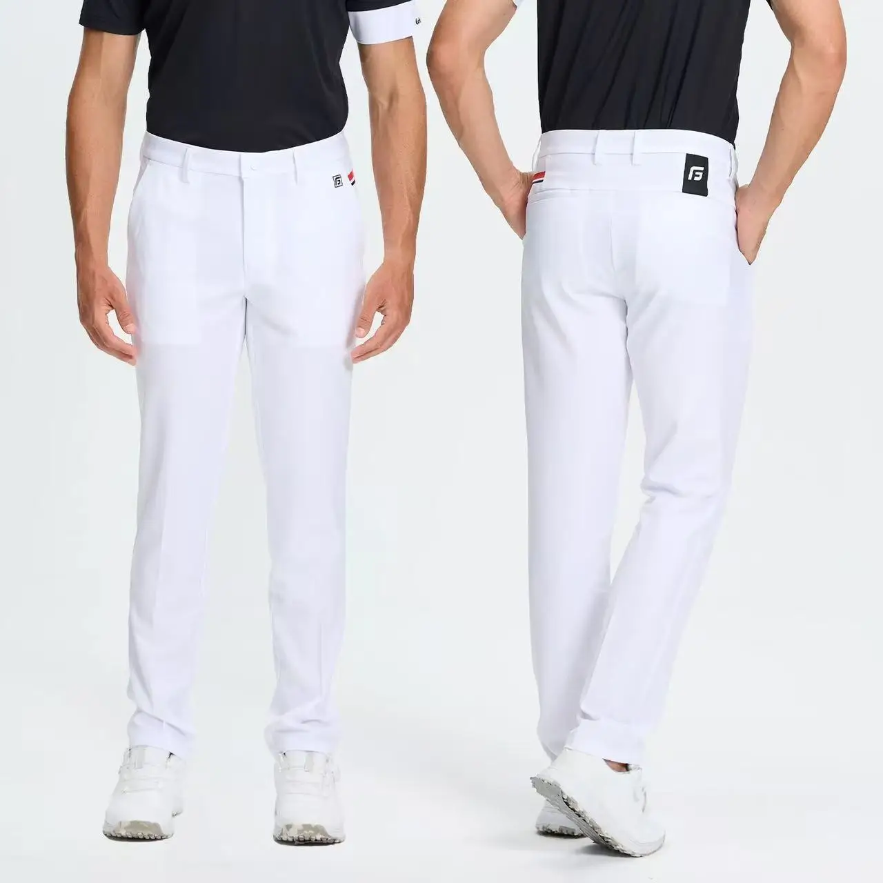 Men's Golf Long Pants New Model Spring Summer Quick Dry Elastic Sports Casual Straight Leg Trousers Golf Apparel