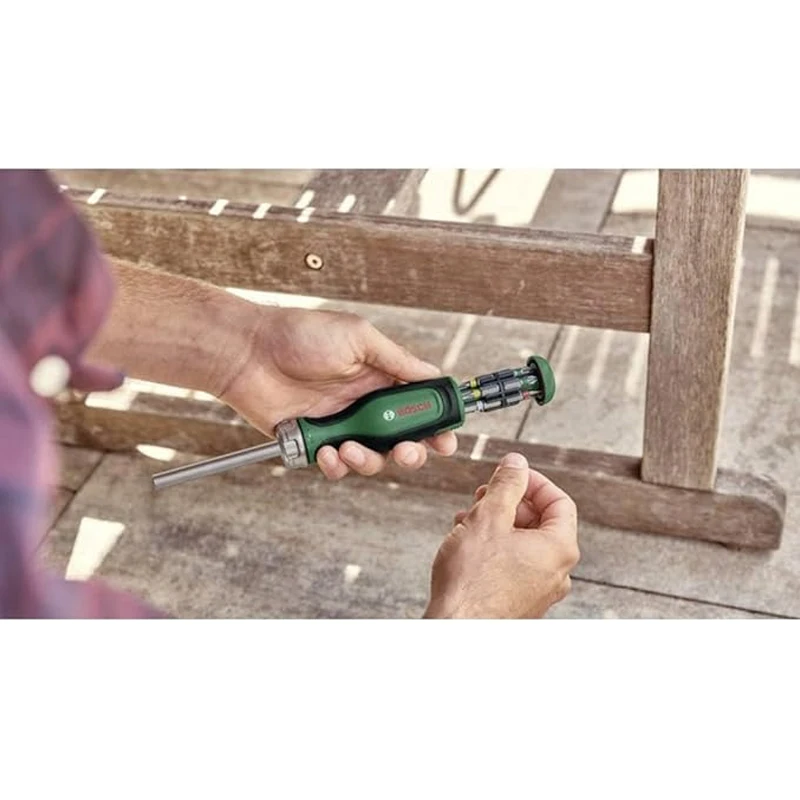 بوش 1600A032V0 حديقة المنزل مفك براغي بسقاطة مضاد للانزلاق قبضة مريحة أدوات يدوية #3