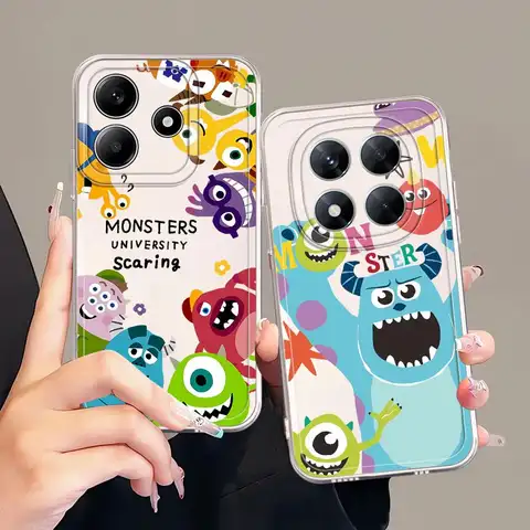 Case for Xiaomi Redmi Note 11 14 13 12 Pro Plus 10Pro 11S 9 10S 12S 8 10Lite Clear Soft Disney Monsters Inc