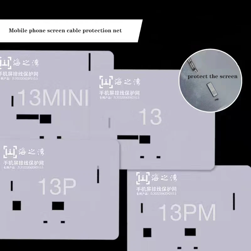 โทรศัพท์มือถือหน้าจอ Lcd ป้องกันสายสำหรับ IPhone 11-13 Pro Max ภาษาโปลิชคำหน้าจอ IC ป้องกัน flex Cable จากความเสียหาย