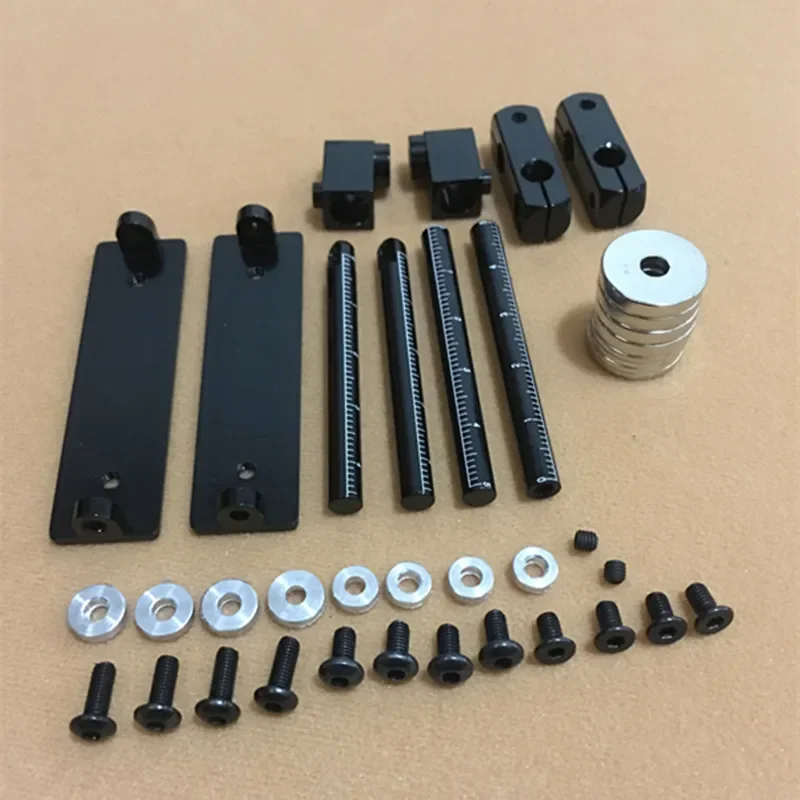 Aluminum Magnetic Invisible Body Post Mount Kit for 1/10 HSP 94122 94123 Sakura D3 XIS ZERO S CS HPI Tamiya on-road Drift RC Car