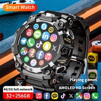 4G/5G Full Netcom Smartwatch Android Smart Watch With 800W Dual Camera GPS WIFI NFC Google Play Store Sim Card Slot 256GB Rom
