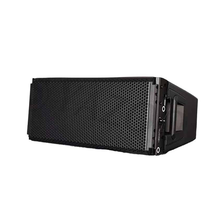 Plastic Cabinet 2200W Power Active Line Array Speaker DSP Amplifier Neodymium Titanium Alloy Diaphragm OEM Software HDL20A