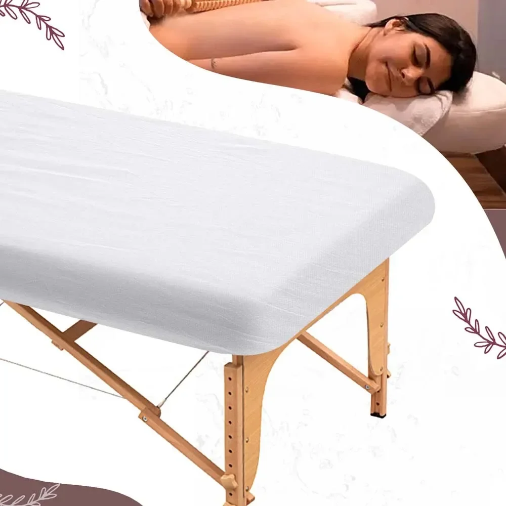 30pcs/lot Massage Table Sheets Sets White Disposable SPA Bed Sheets Non Woven Lash Bed Cover Tattoo Supply