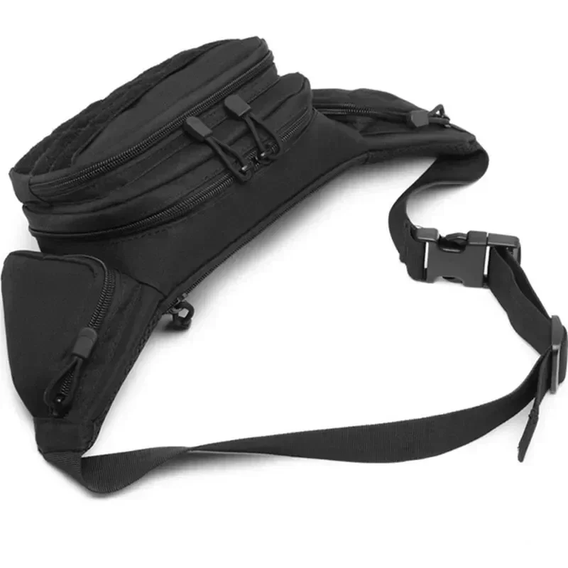 Pochete tática multifuncional para homens, bolsa de ombro de nylon para caminhadas e celular, bolsa esportiva de cintura de alta capacidade