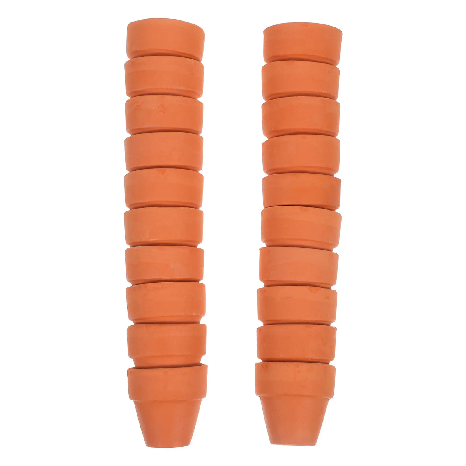 20Pcs Mini Clay Flower Pots Premium Pottery Planters for DIY Mini Layout Garden Balcony Courtyard Decor Small Succulent