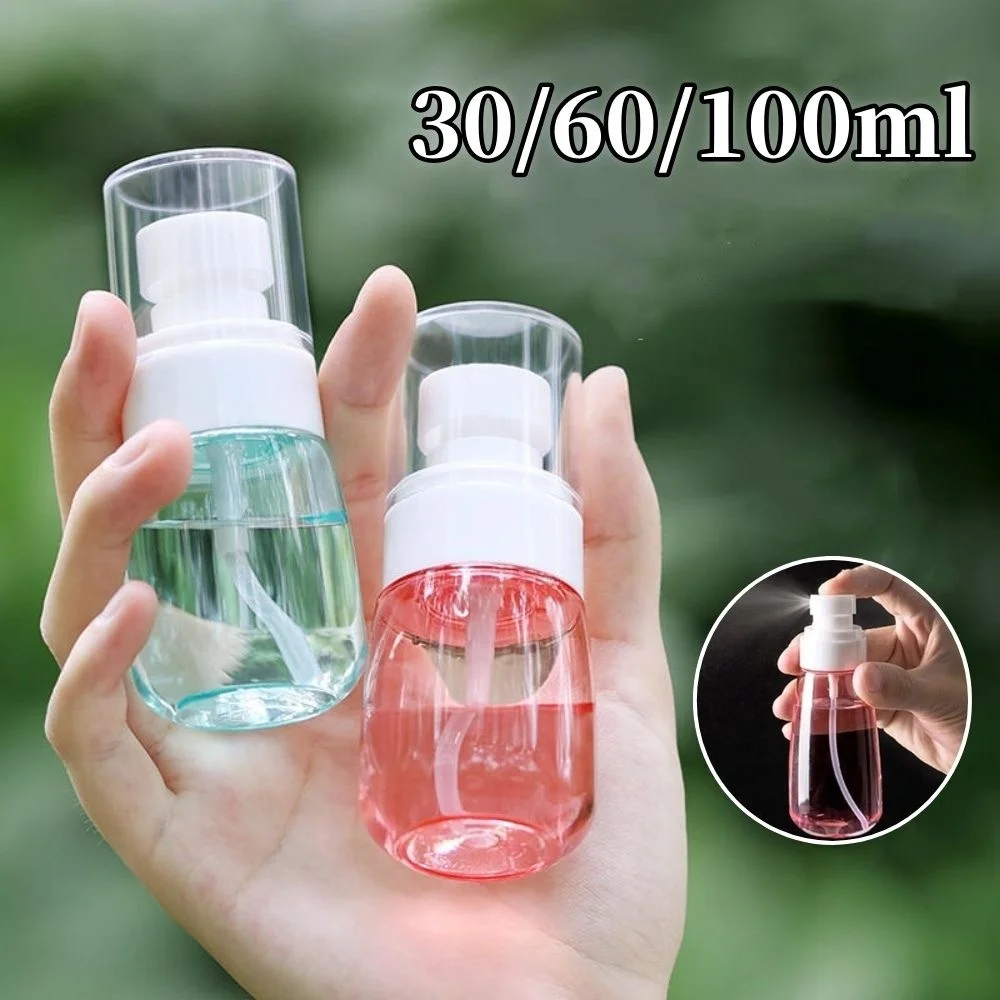 Flacone erogatore di alcol Spray piccolo flacone di disinfezione dell'acqua per la rimozione del trucco a nebulizzazione vuota portatile da viaggio con nebbia Ultra Fine