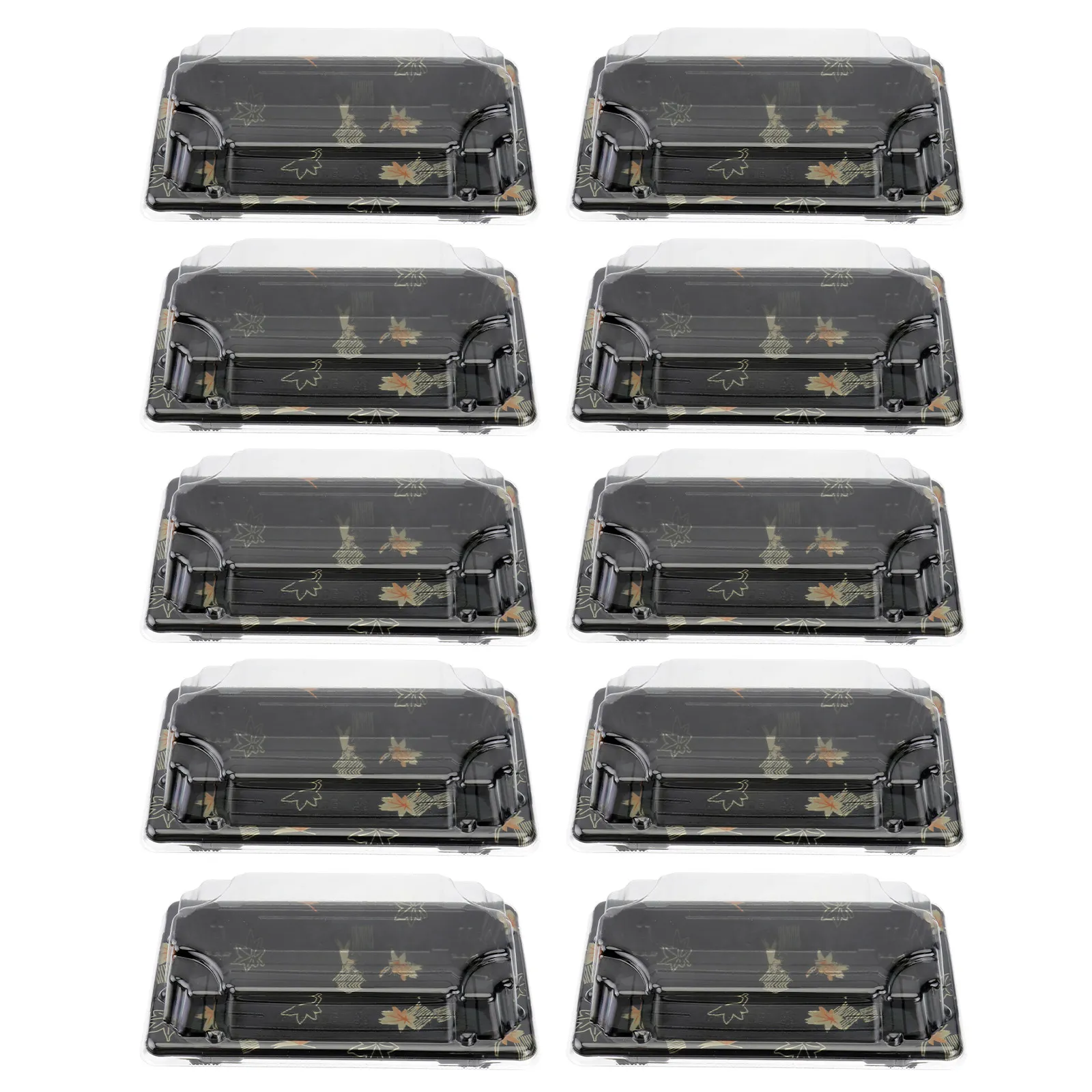 

100 шт. одноразовых контейнеров для суши, экологичные термоизолированные упаковки для еды на вынос, закусок, гамбургеров, картофеля фри