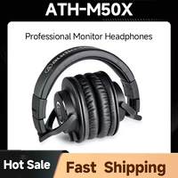 Audio-technica ATH M50X HIFI Earphones Professional Fully Enclosed Monitoring Headphones Foldable Music Game Headset