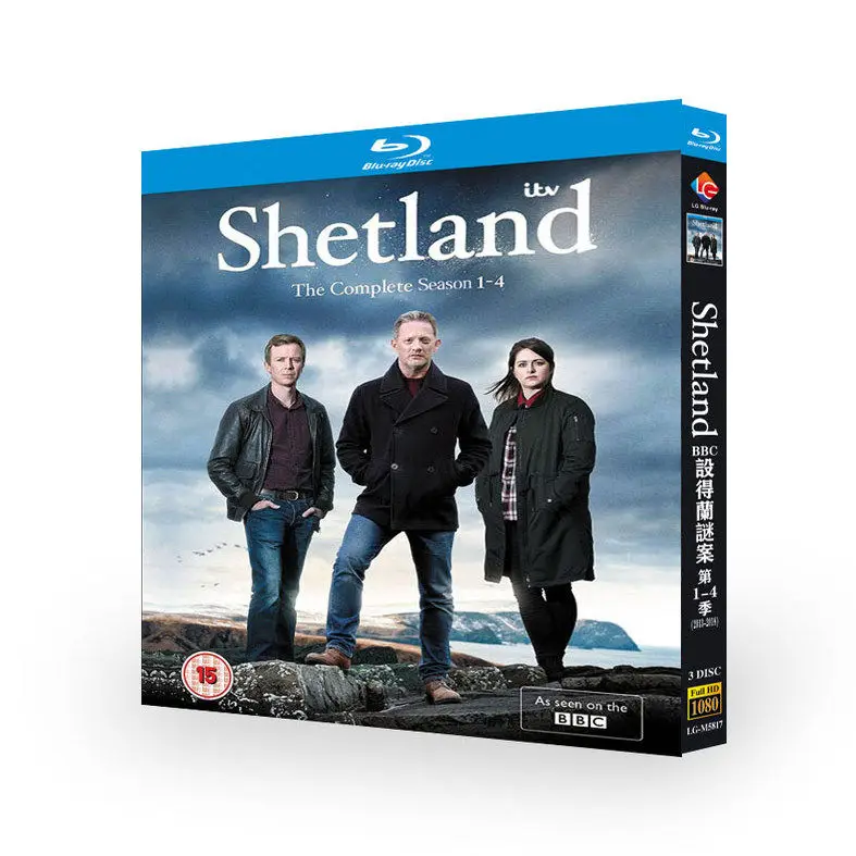 

Shetland Seasons 1–4 Blu-ray Disc Set 1080p Boxed Edition with English Chinese and Traditional Chinese Subtitles