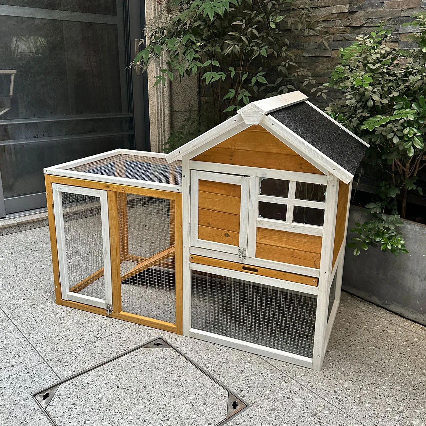 Rabbit cage Outdoor large space Rabbit nest  house house Kindergarten Pet cage