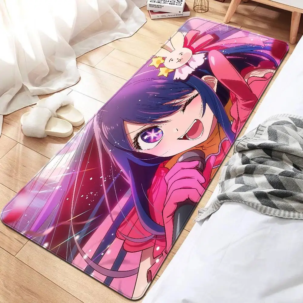 Popular Drama Anime O-Oshi N-No K-Ko Floor Mat INS Style Soft Bedroom Floor House Laundry Room Mat Anti-skid Household Carpets
