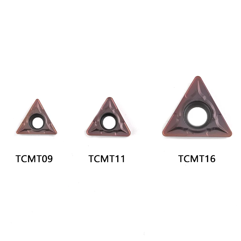 10pcs TCMT090204 TCMT110204 TCMT110208 TCMT16T304 TCMT16T308 LF6018 LF6118 Carbide Insert Turning Tool CNC Lathe Cutter Tools