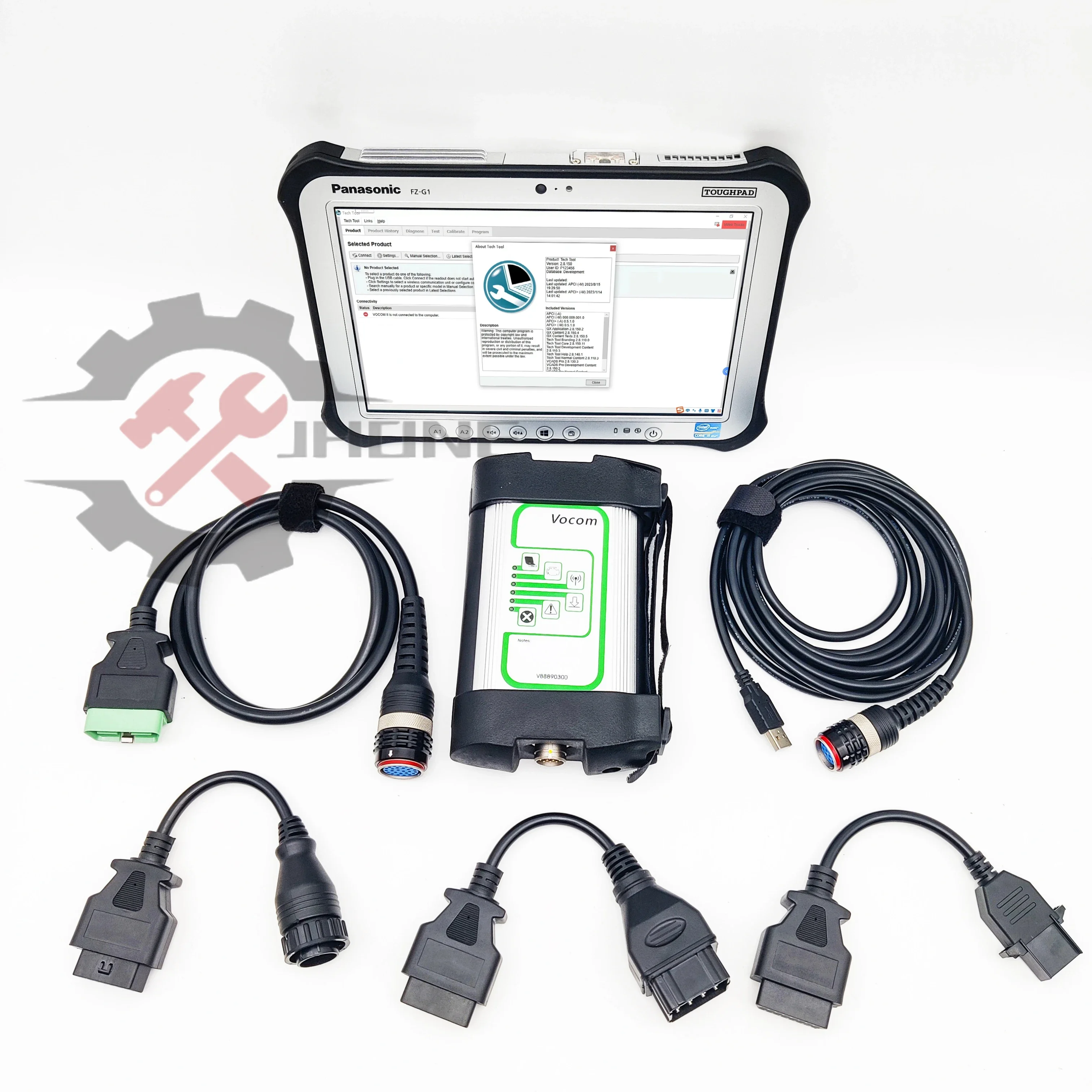 V88890300 diese EFI Engine Set Diagnostic Tool Programmable VOCOM for Vo-lvo VOCOM Excavator Software 2.7.116 Truck 2.8.150