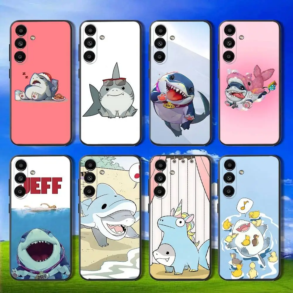 

Phone Case For Samsung Galaxy A13,A21s,A22,A31,A32,A52,A53,A71,A80,J-Jeff The Land Shark Soft Black Shell