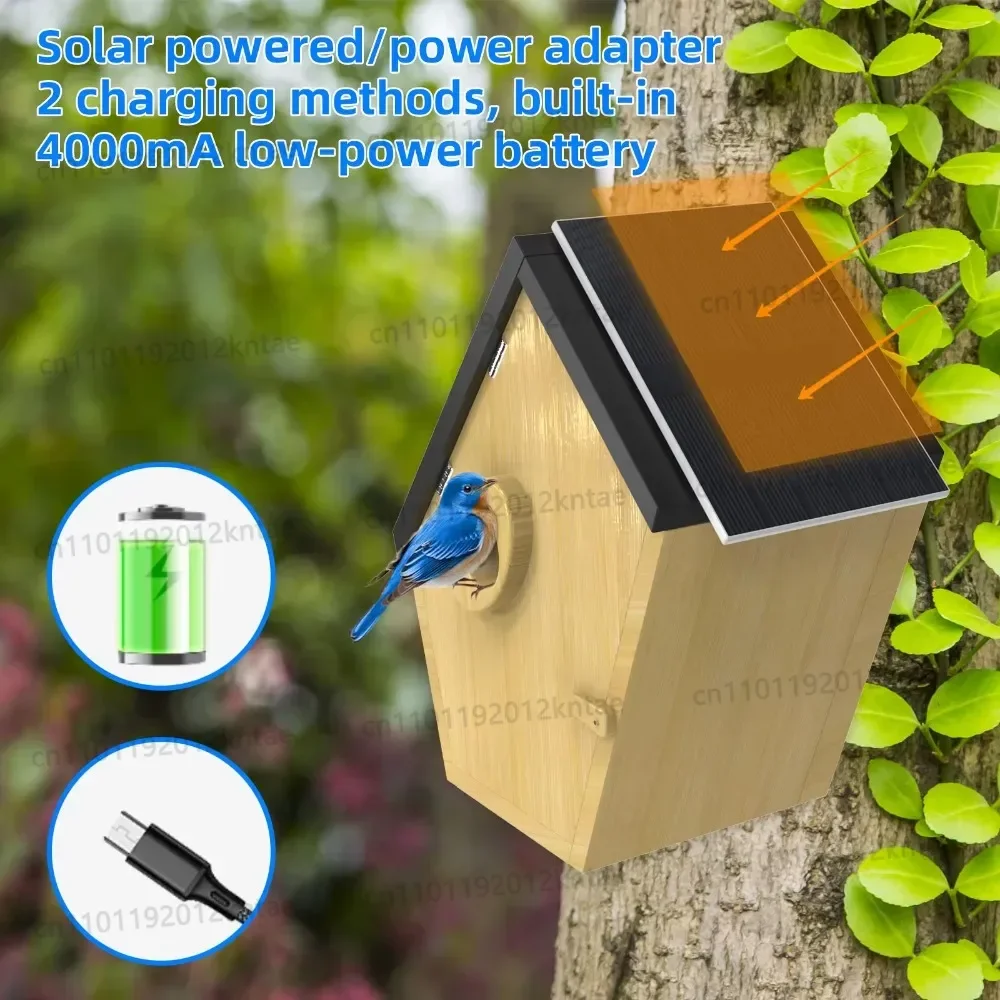 Visible Bird Incubation House Outdoor Bird Nest Birdhouse Smart Camera
