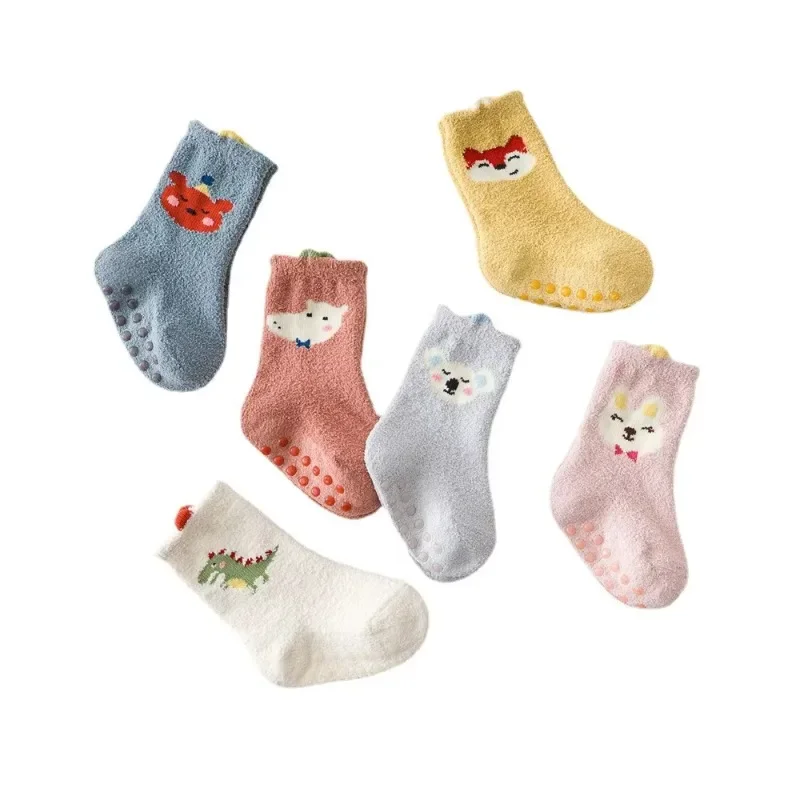 Autumn Winter Thick Warm Baby Stockings Super Soft Middle Tube Socks for Newborn Infant Toddler Boys Girls Mid Calf Long Socks