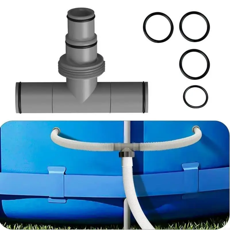 Pool Replacement Pipe Joint Interconnecting Coupler with Rubber O Rings
