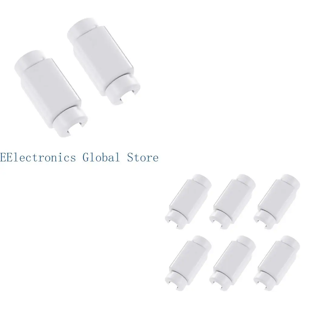 462B White PVC Cable End Guard for USB C and Selected Standard Data Cords, Strain Relief Shell for Desk Cable Care Home