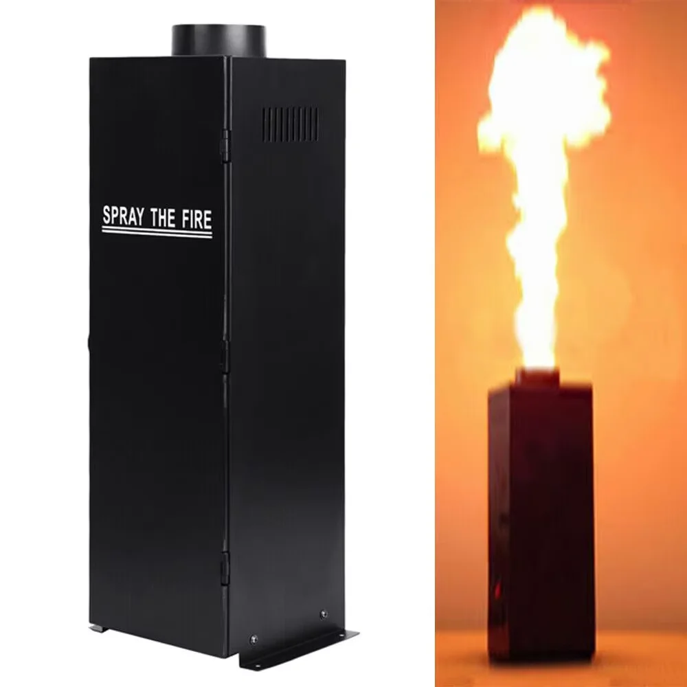 

1/2pcs 200W Flame Spraying Projector Stage Projector Fire Effect DMX512 Flame DJ Stage Projector Machine Party