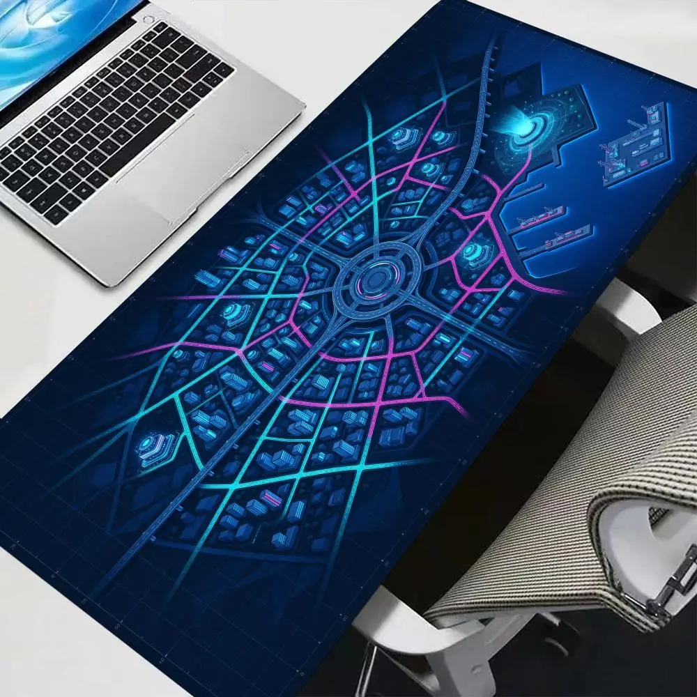 Magic Constellation Map Play Mat Smooth Cloth Surface Thick Rubber Precision Tracking For Home Gaming Desk Decor