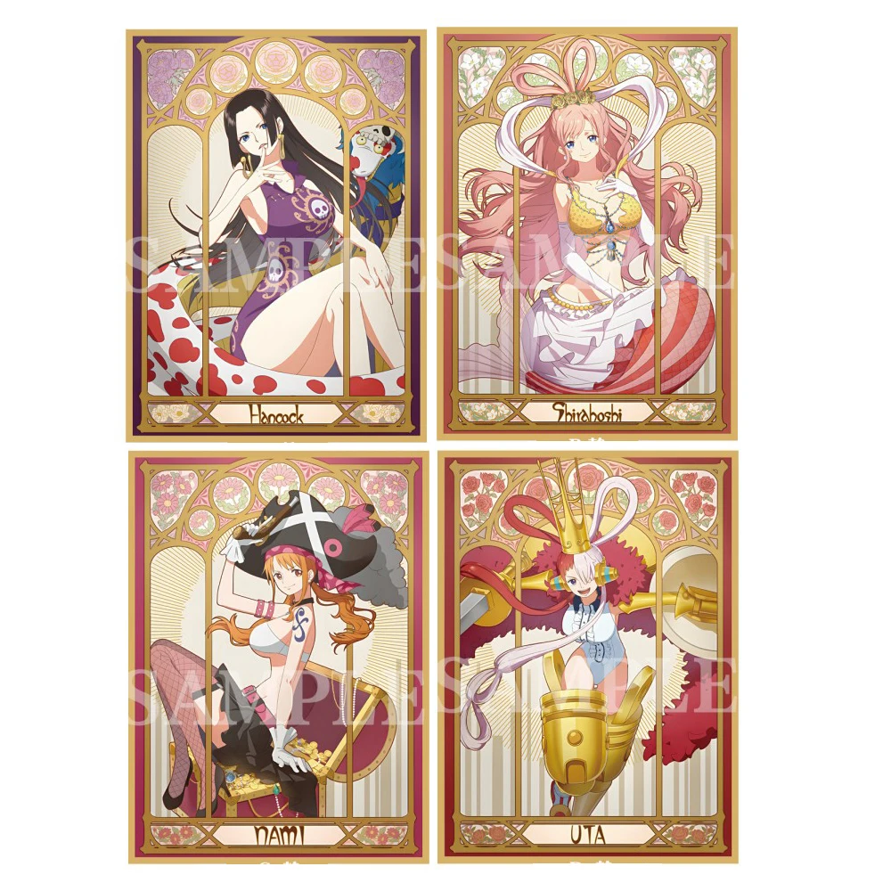 

Diy Self Made 60Pcs/set 67X92Mm Ptcg Card Sleeves Shirahoshi Nami Card Collection Protective Sleeve Dtcg Hancock Card Sleeves