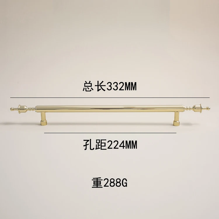 SINNO Luxe messing ladegrepen & knopjesset - Gouden ladegrepen met decoratieve knopjes Klassieke retro meubelbeslag