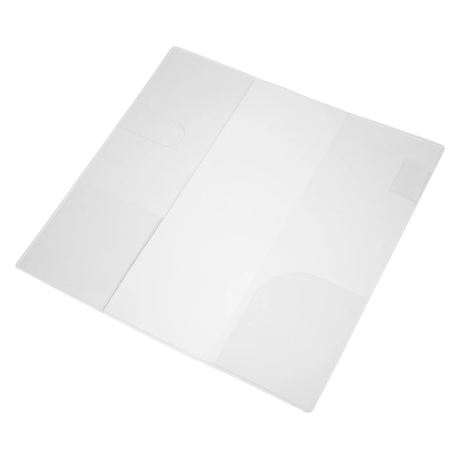 

Clear PVC Book Jacket Cover Frosted Plastic Sleeve Compatible Hoboweeks Planner Stylish Book Protector for Notebooks