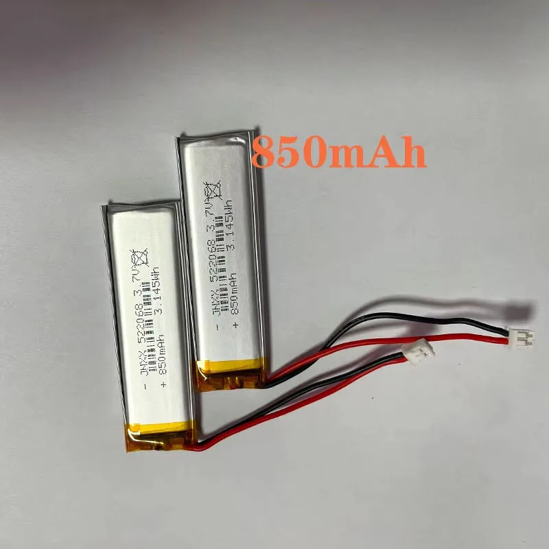 Polymer 522068 850mAh 3.7V Rechargeable Polymer Lithium Battery Electronic Products Small Fan Digital LED Light MP3 MP4