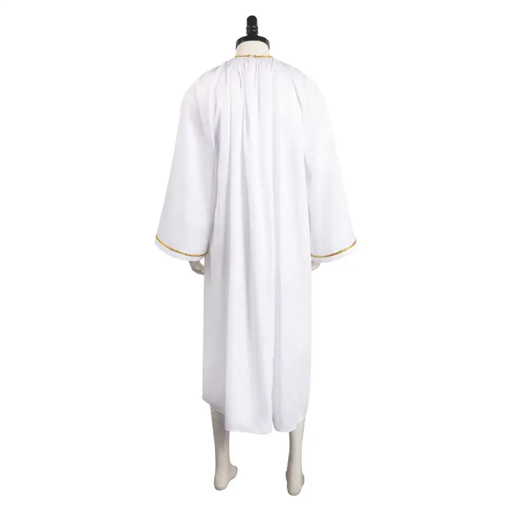 Good Omens Crowly Angel Cosplay Costume azirapale outfit Halloween Carnival travestimento vestito adulto uomo maschile gioco di ruolo Robe