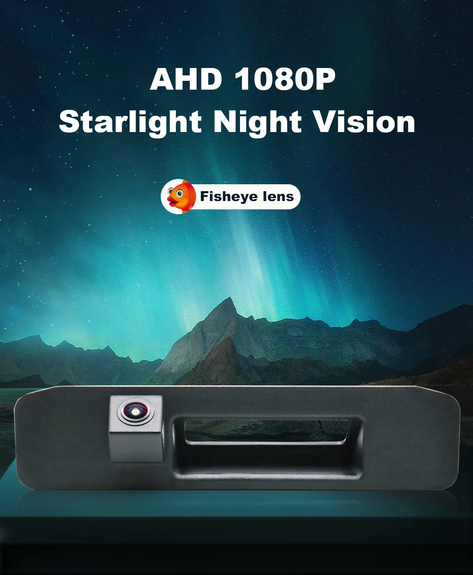 AHD 1080P Auto-Rückfahrkamera für Mercedes Benz W205 Vito W447 W176 ML A180 A200 A260 GLA 250 GLC GLE W117 W166 Kofferraumgriff – Detail 1