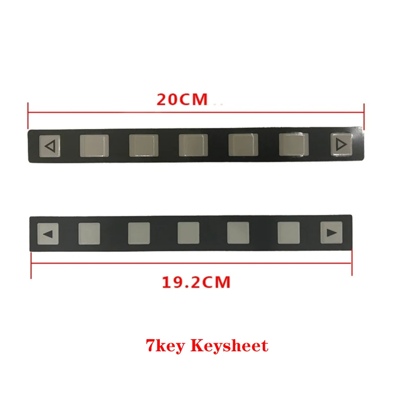 A86L-0001-0298 A98L-0005-0252 A86L-0001-0301 A98L-0005-0255  Fanuc 7/9/12key Button Keysheet