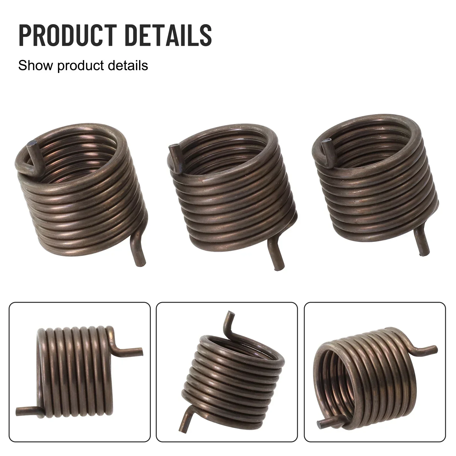 1/3pcs Recoil Spring For Husqvarna 340 345 350 435 435E 445 450 450E 15812S Chainsaw Replace Recoil Spring Garden Power Parts