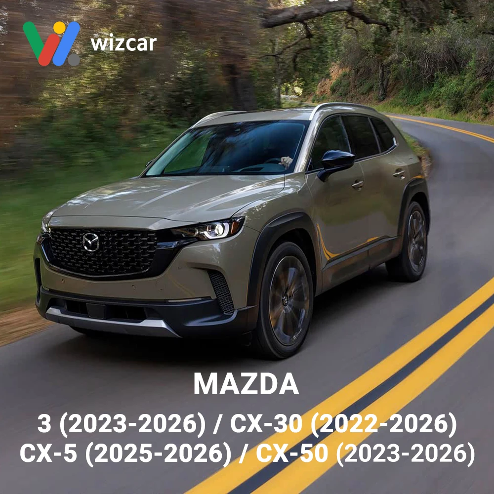 For MAZDA CX50 CX5 CX30 WIZCAR M1 Wireless Android Auto Support Google Waze Maps Spotify Music Navigation For Android Phone Use