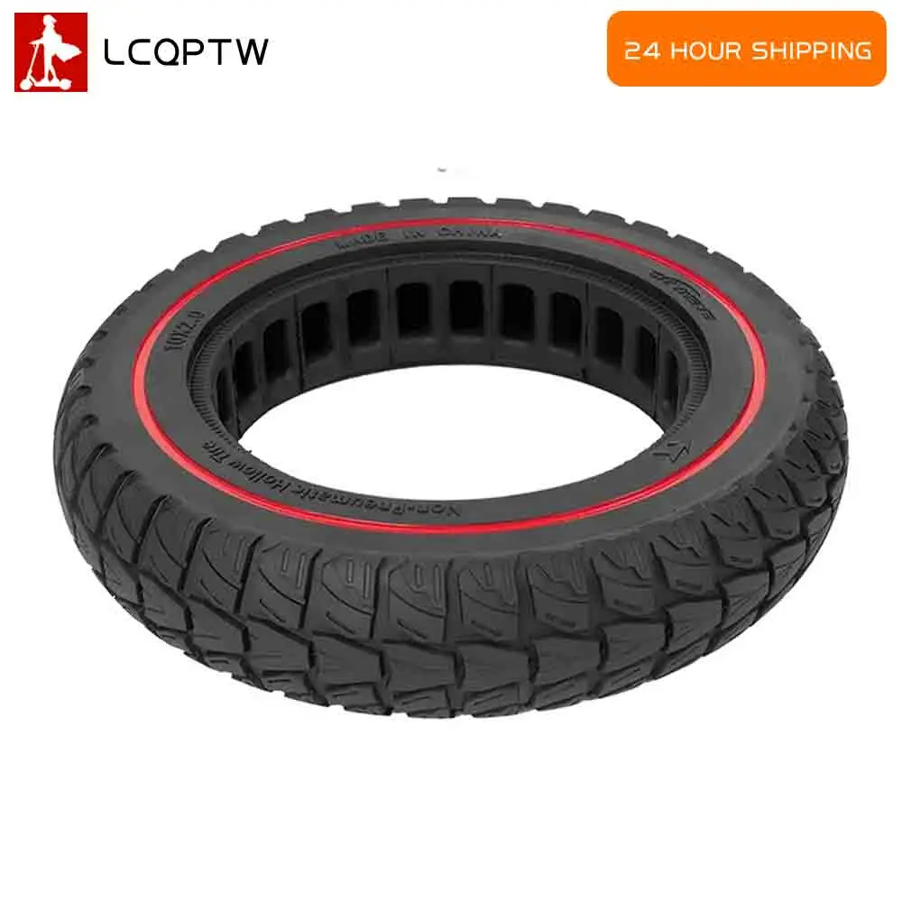

Прочный 10-дюймовый резиновый амортизатор с твердой шиной, демпфирующая бескамерная шина 10X2.0 для электрического скутера Xiaomi M365 Pro Pro2 1S mi3