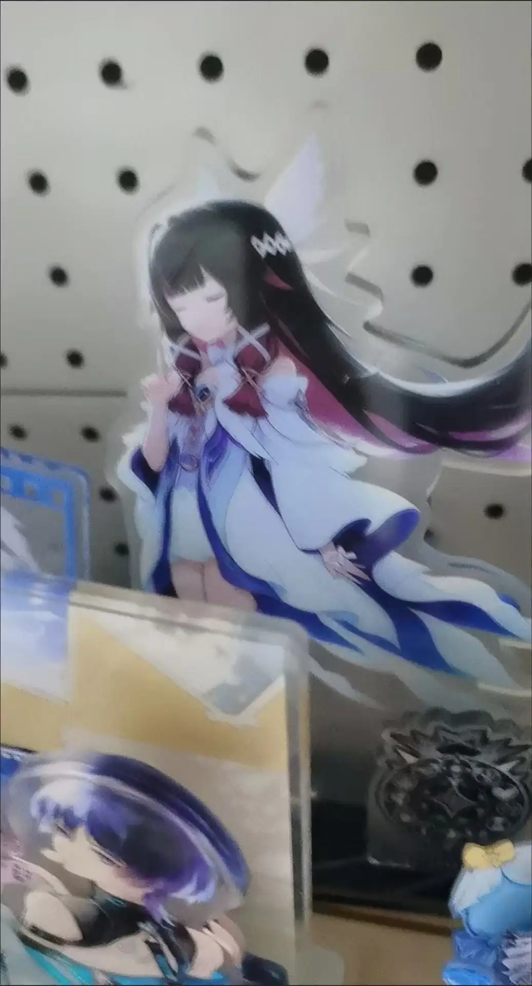 

Mascot Costume Plush Doll for Genshin Impact Columbina Anime Acrylic Figure Ornament Stand Decor Standing Sign Cosplay Pendant