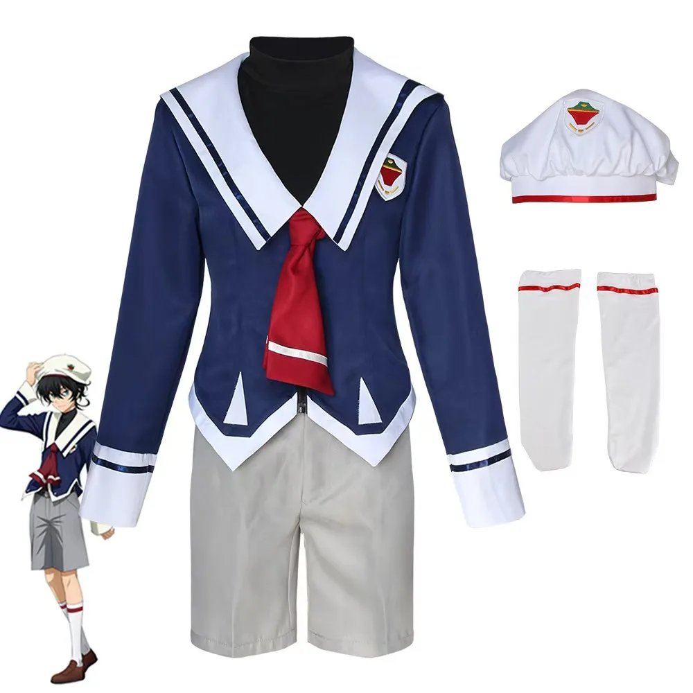

Anime SK8 The Infinity Cosplay Costume Chinen Miya Langa Hasegawa Kyan Reki School Uniform Hoodie Full Set Halloween PartyOutfit
