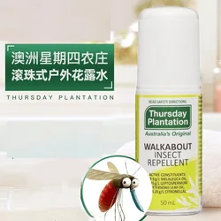 Australia ThursdayPlantation Tea Tree Oil Walkabout Insect Repellent Roll-On Soothing Protection against biting insects flies