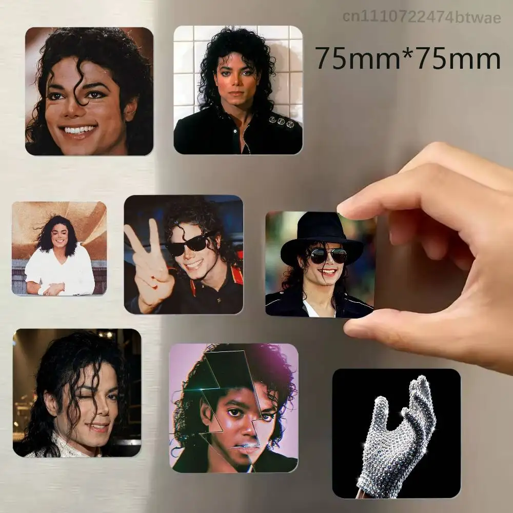 Dance King Michael Jackson MJ Refrigerator Magnets Cute Cartoon Magnetic Personality Decorations Creative Gifts