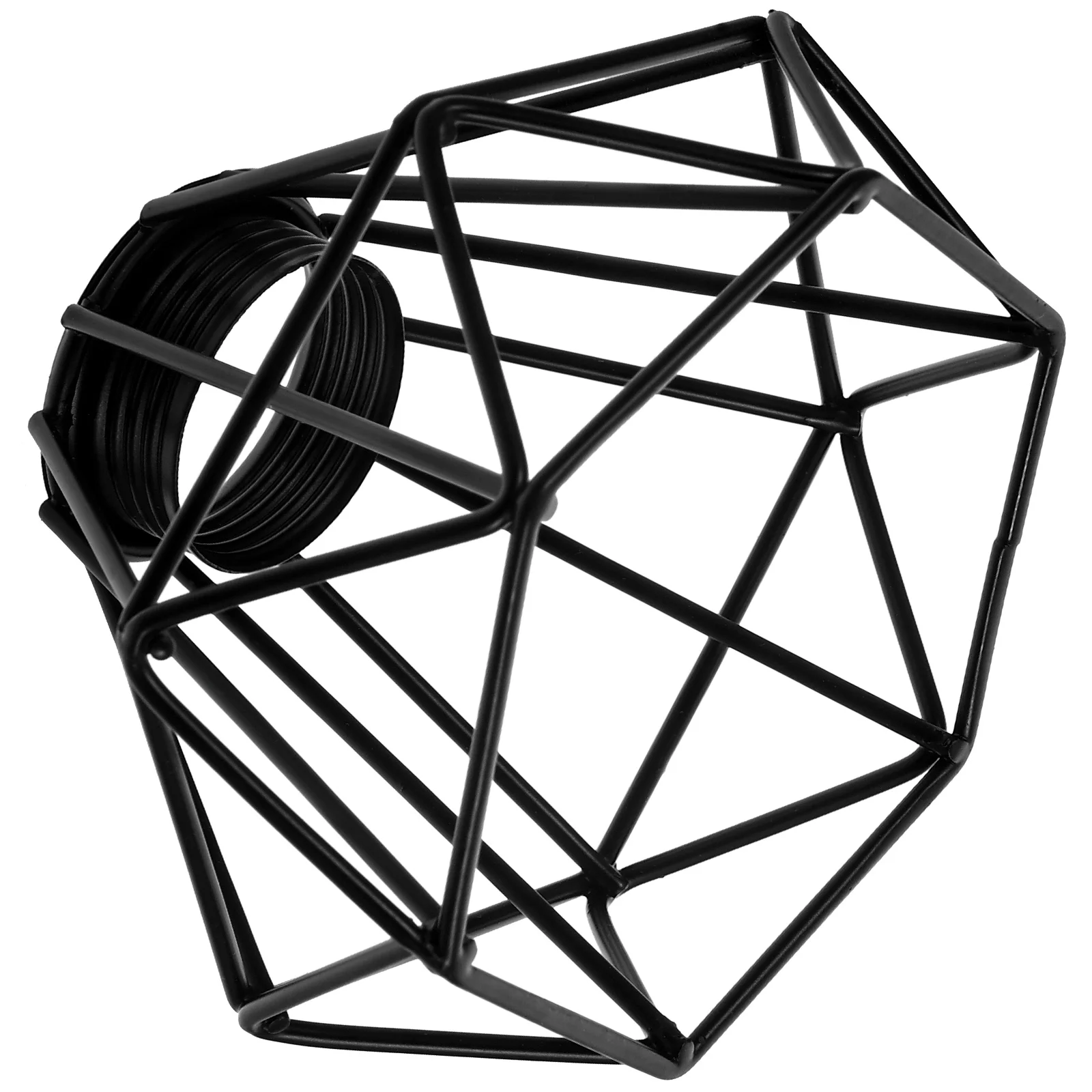 

Железный художественный абажур в форме ромба, металлический абажур в стиле ретро, декоративный светильник для потолочных настенных торшеров