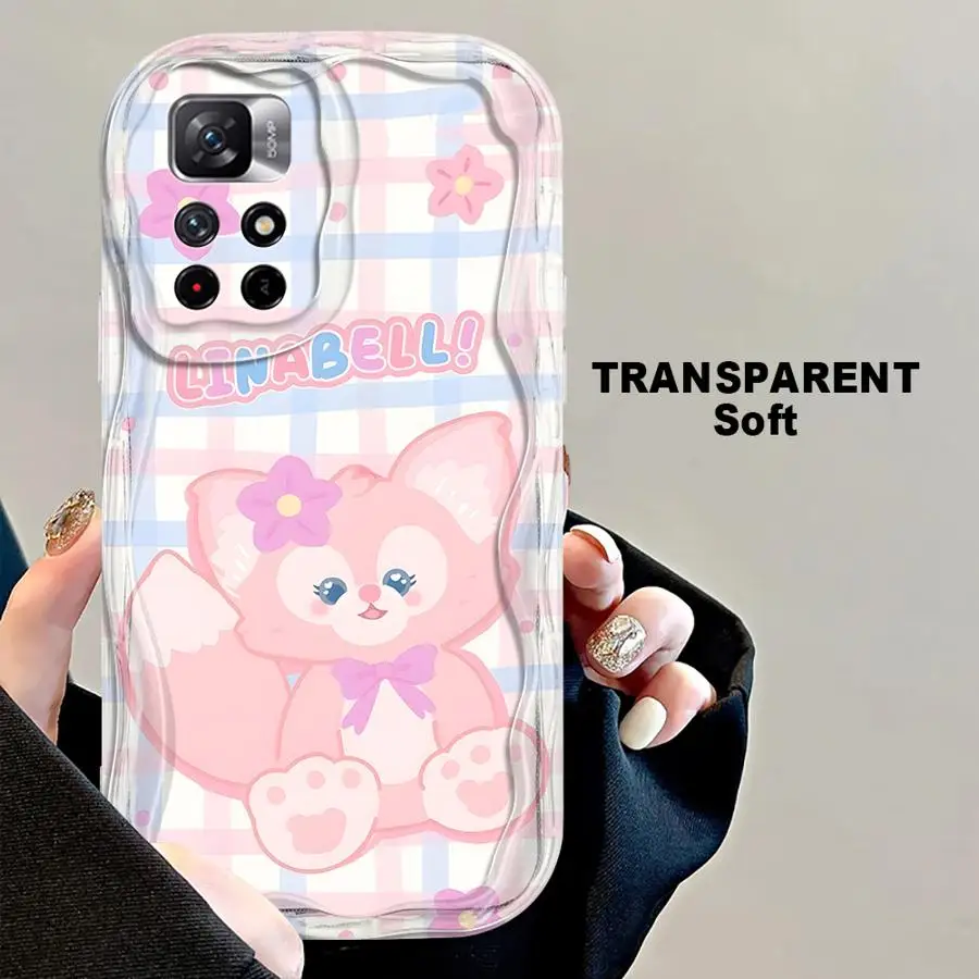Soft Funda Clear Phone Cover Case for Xiaomi Poco X3 NFC X5 X3 Pro Disney Cute LinaBell