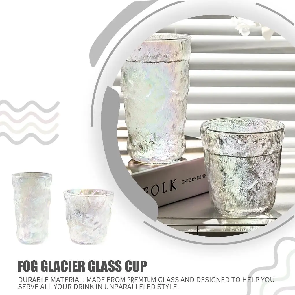 

Nordic Transparent Glass Cup Home Drinkware Kitchen Anti-Scalding Milk Water Mug Restaurant Juice