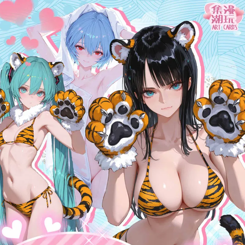 

2025 Ji Man Art Card Stunner Party 3 Cards Goddess Story Swimsuit Bikini Feast Booster Box Doujin Toy And Hobbies Gifts