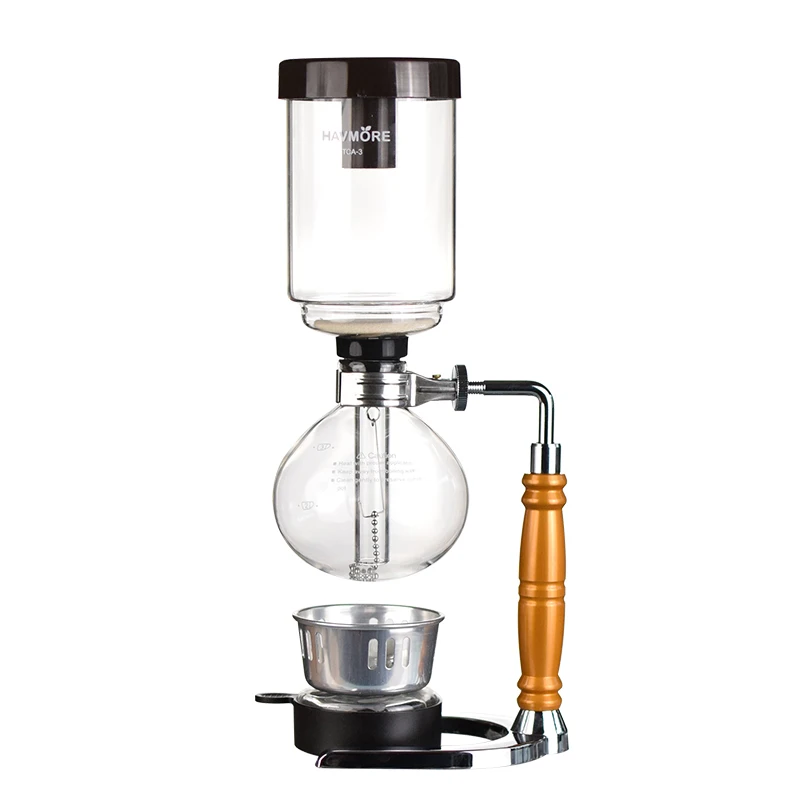 Siphon Coffee Maker 3/5Cups Pots High Quality Coffee Kettle Pot Set Coffee Accessories Barista Tools Maker