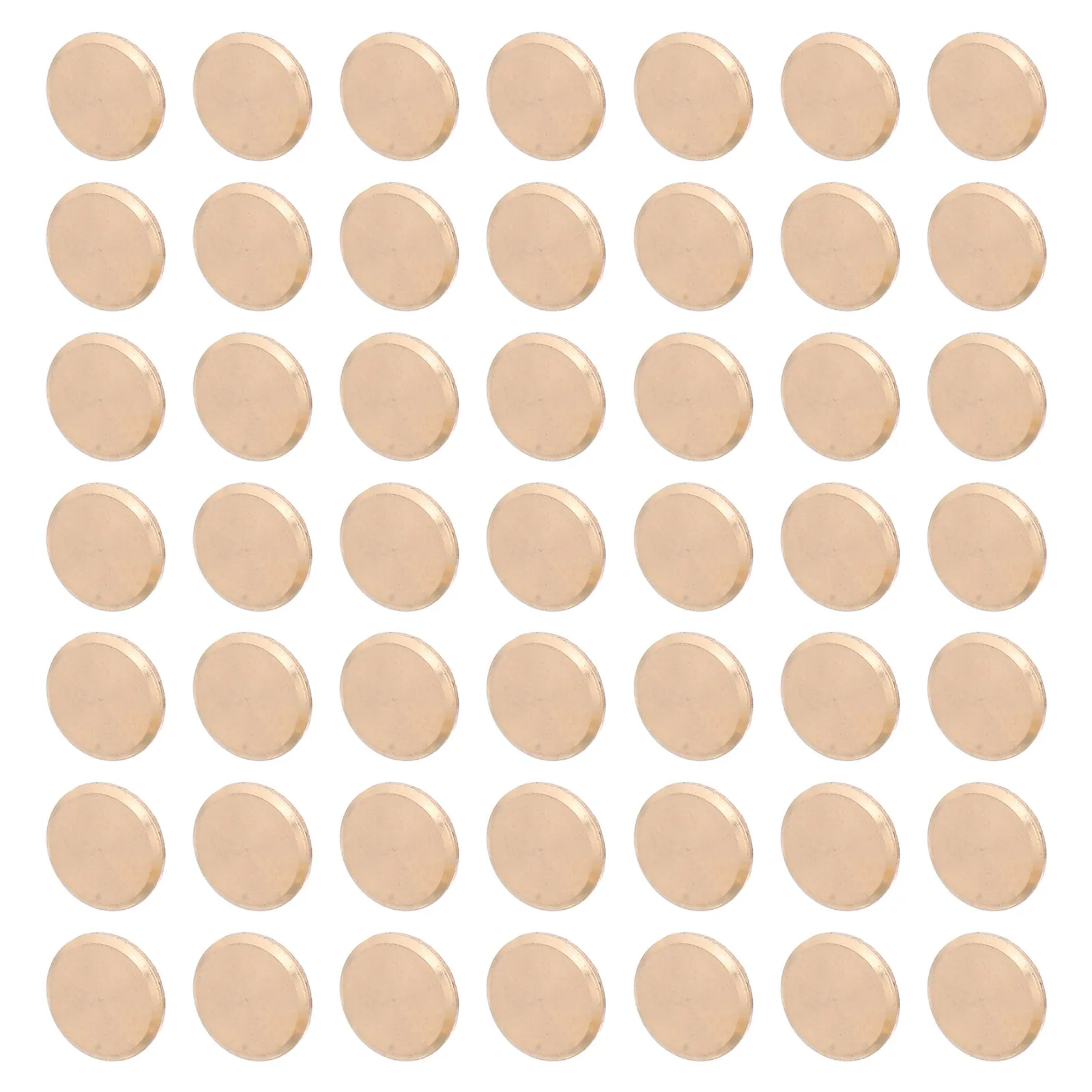 

50Pcs Wall Clock Second Caps Copper DIY Repair Kit for Clock Mechanism Replacement Home Office Decor Upgrade Second Pointer Cap