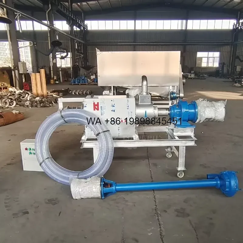 Wmwmnu for or Solid and Liquid Cylinder Pig Manure Separator Screw Press Extruder