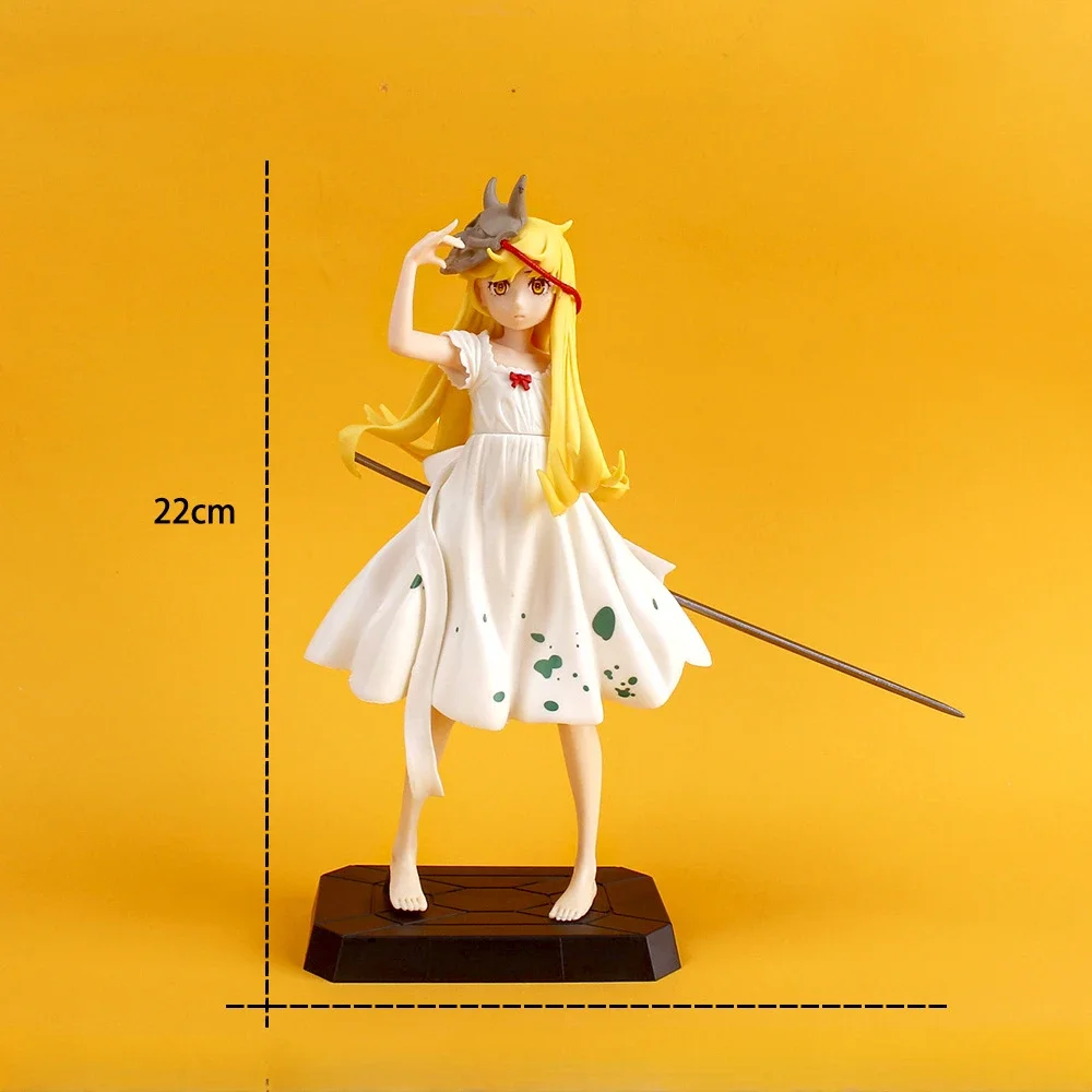 Anime Oshino Shinobu figurki produkty peryferyjne Hobby kolekcje Kawaii model kosmetyczny obudowa komputera dekoracja stołu