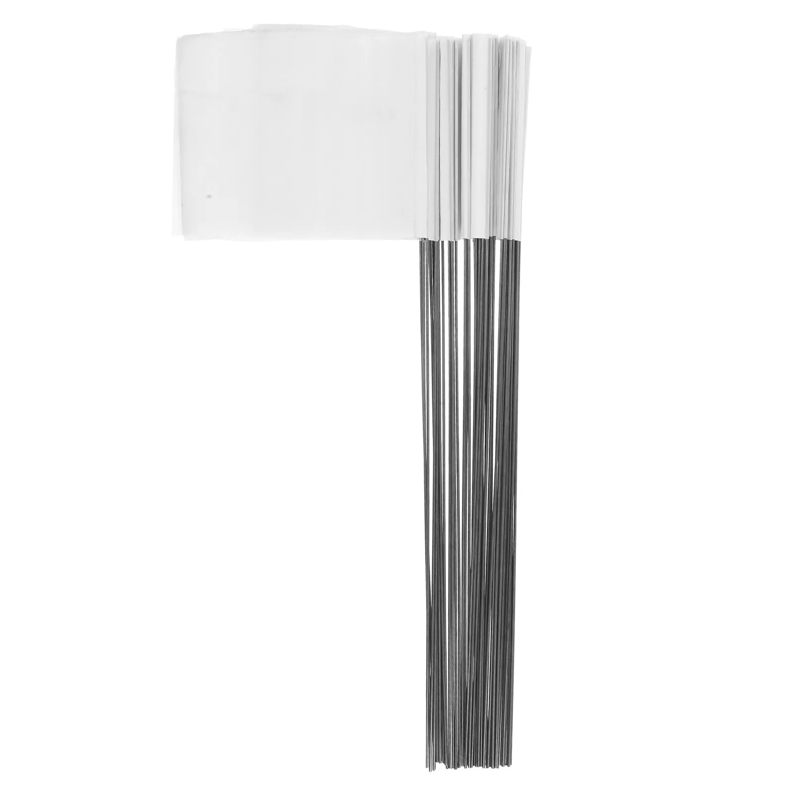 50Pcs Garden Boundary Flags Reusable Weather Resistant Marking Flags for Lawn Edging Irrigation Zones Trail Marking Utility