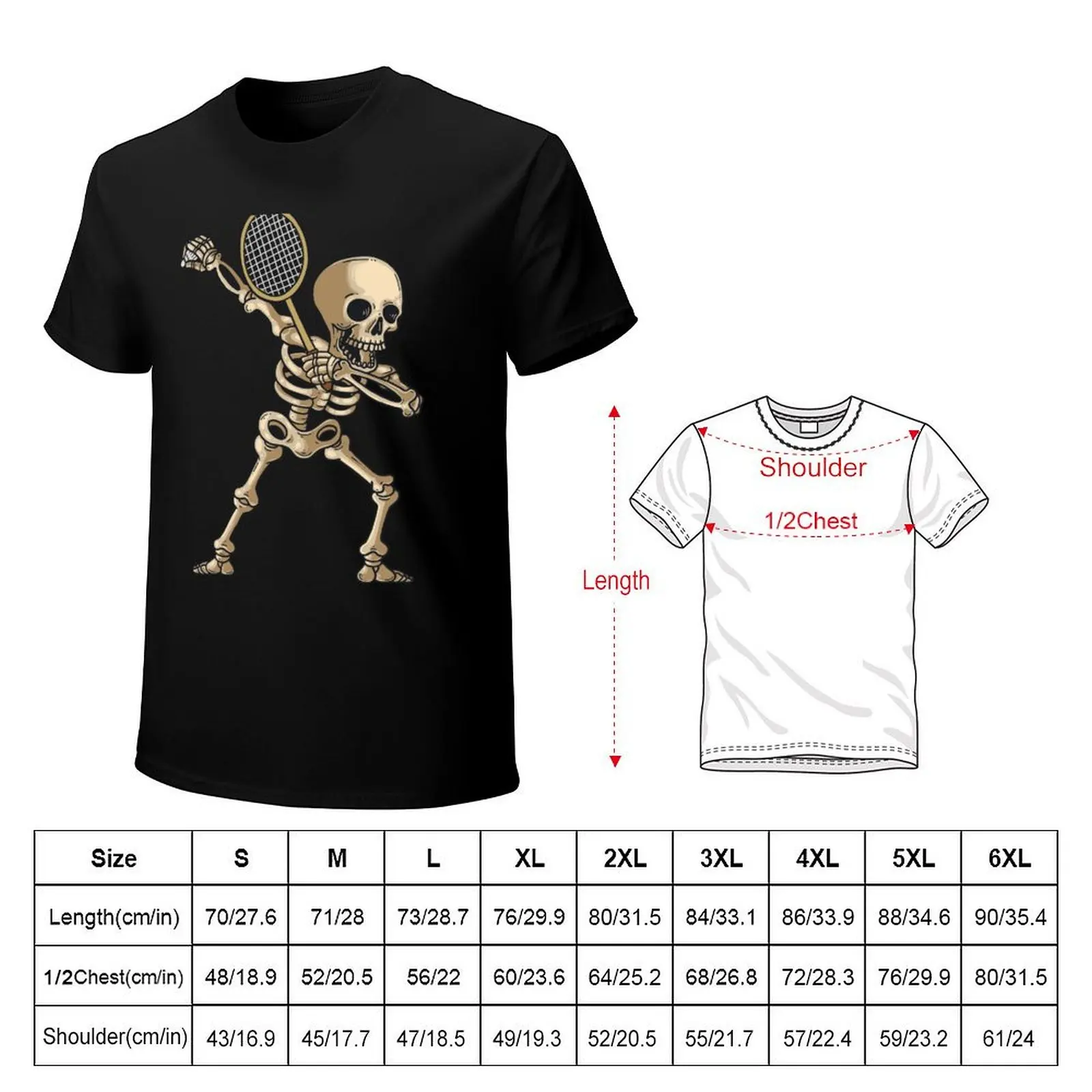 Badminton Dabbing Skeleton Halloween Costume Shuttlecock Badminton Funny Apparel T-Shirt designer shirts sweat shirts, men